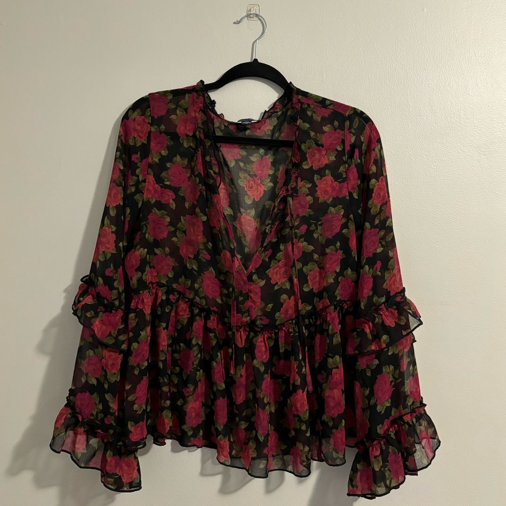 American Eagle Sheer Top